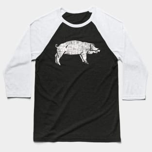 Big Fat Pig Baseball T-Shirt